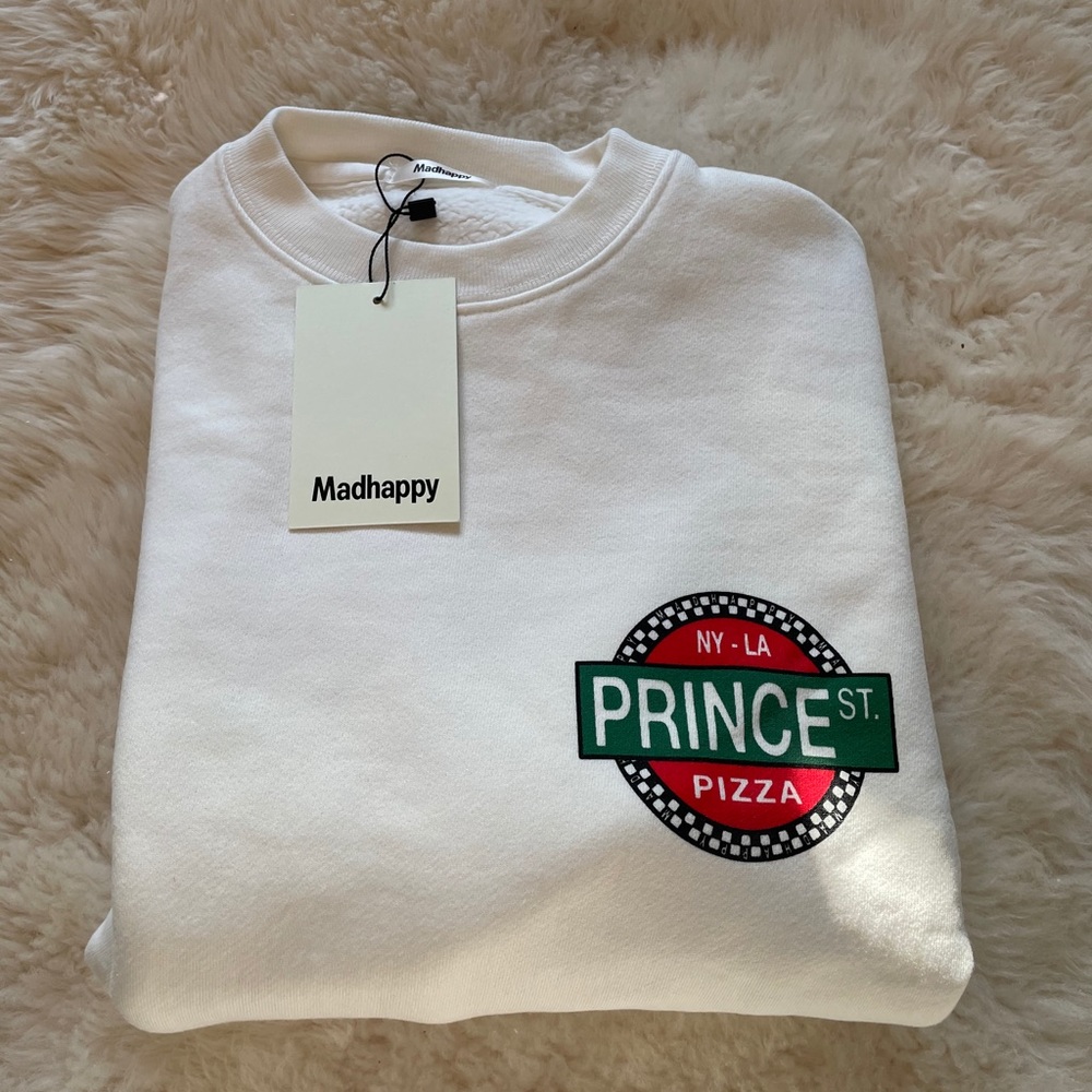 Madhappy x Prince Street Pizza sweatshirt